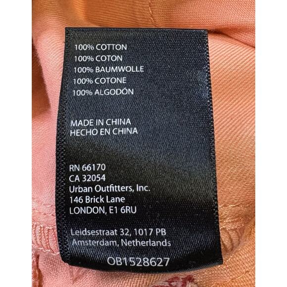 BDG Urban Outfitters Women's Low A-Wide Leg Denim Jeans Orange Size 25 - Picture 9 of 11